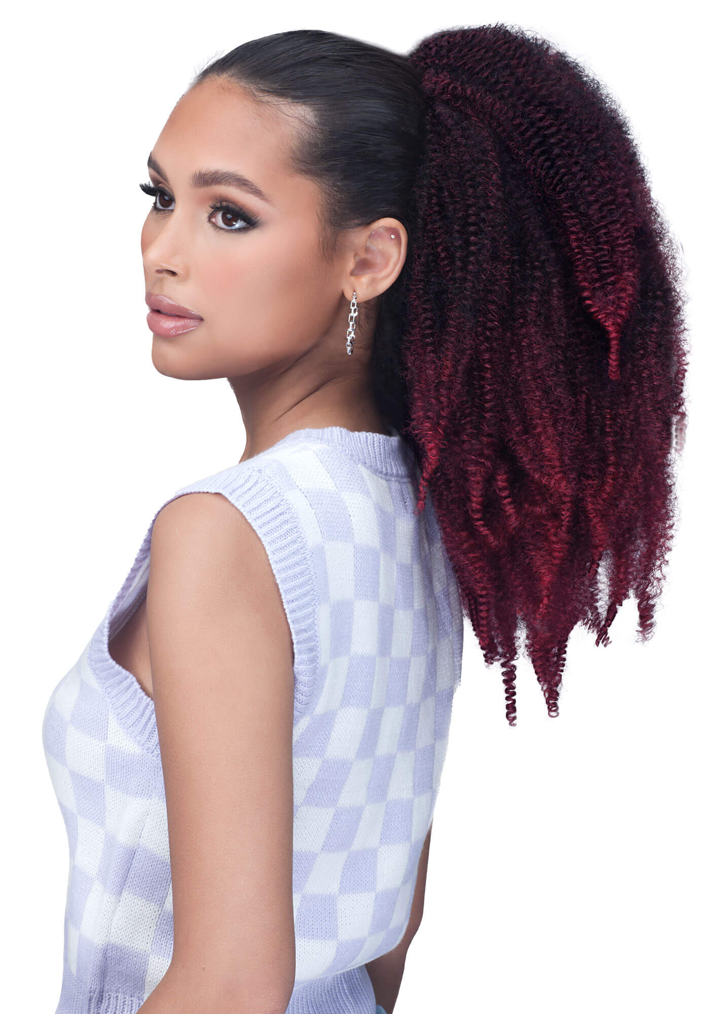 UPP008-Jamaica Braid Ponytail